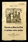 1925 "Pierrette au Mont-de-Piete et quelques autres poèmes" Livre Vintage Français