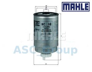 Genuine MAHLE Replacement Engine Screw-on Fuel Filter KC 18 - Picture 1 of 1