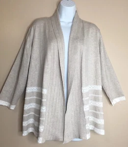 christopher banks- Strickjacke abierto para mujer, mangas larga. - Bild 1 von 7