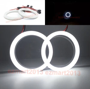 cotton LED halo rings for Fiat 500 2012-2015 headlight LED demon eyes lamp DRL - Picture 1 of 18
