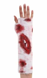 Bloody Arm Bandage Broken Arm Halloween Fancy Dress Accessory - Picture 1 of 1