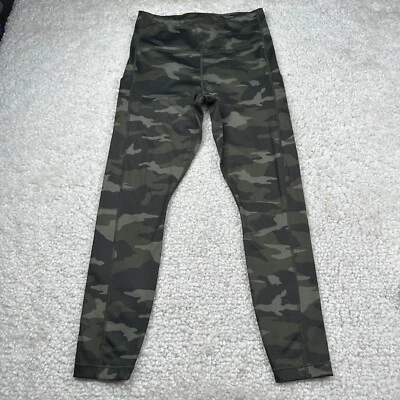 Athleta Ultimate Stash Bolsillo Camuflaje 7/8 Apretado Verde Mujer Pequeño Foto 1 de 4