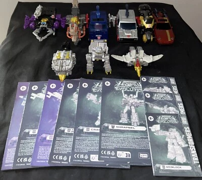 Transformers Legacy Evolution Deluxe & Core Class  LOT Of 9 - All Complete- - Image 1 of 4