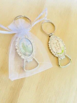 12 recuerdos Personalizados para bautizo De Niño/Niña Bautizo Fiesta Favores Foto 1 de 4