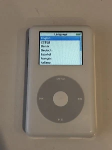Apple iPod Photo classic 4th Generation White (20 GB) A1099 w/ New Battery - Picture 1 of 11