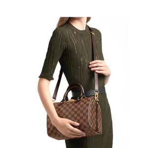 Bandolera sin logotipo Louis Vuitton Damier Level Epi correa de cuero marrón repuesto - Imagen 1 de 36
