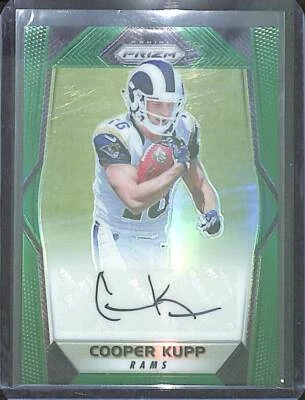 2017 Panini Prizm Green Prizm Autograph #RA-CKP Cooper Kupp  - Image 1 of 2