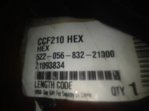 continental drive belts ccf 210 hex - Picture 1 of 2