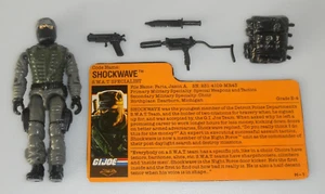 1989 Vintage G.I. GI Joe Lot 3.75 ARAH Night Force Shockwave v2 *100% Complete - Picture 1 of 12
