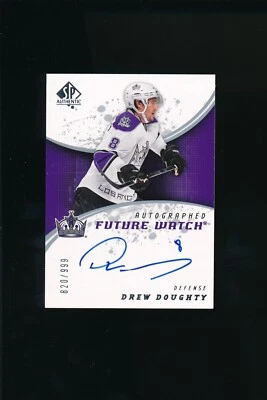 2008-09 SP Authentic Future Watch #244 Drew Doughty Auto 820/999 - Image 1 of 2