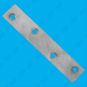 6x Placas De Acero Planas Rectas De 100mm (4") Para Reparación Y Unión - Imagen 1 de 1