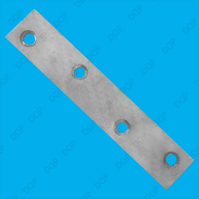 6x Placas De Acero Planas Rectas De 100mm (4") Para Reparación Y Unión - Imagen 1 de 1