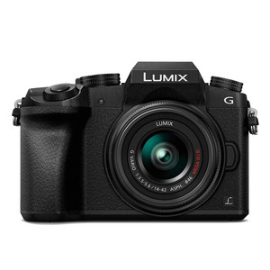 Panasonic DMC-G7KEB-K Compact DSLR Mirrorless Camera with 14-42mm Lens, Black