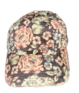 Cappello berretto stile baseball Billa Bong. Cinghia regolabile floreale 100% cotone - Foto 1 di 10