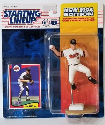 1994 Starting Lineup Cal Ripken Jr Baltimore Orioles SLU Kenner Sports Figure - Image 1 of 4