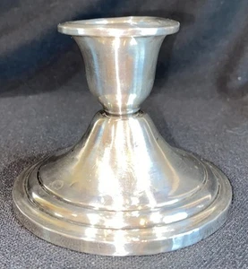 Newport Sterlingsilber gewichteter verstärkter Kerzenhalter #16213 - Bild 1 von 9