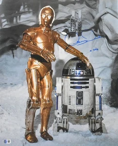 Anthony Daniels Autographed 16x20 Star Wars C-3PO Cave Photo - Beckett W Holo - Picture 1 of 2