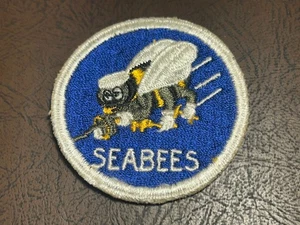WW2 US Navy USN Seabees Patch - Picture 1 of 2