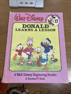 Walt Disney Fun-To-Read Library #17 Donald Learns A Lesson 1986 Poor Condition - Image 1 of 4