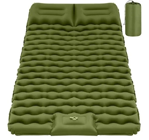 Portable Double Camping Mattress Waterproof with Easy Inflation Feature - Picture 1 of 8