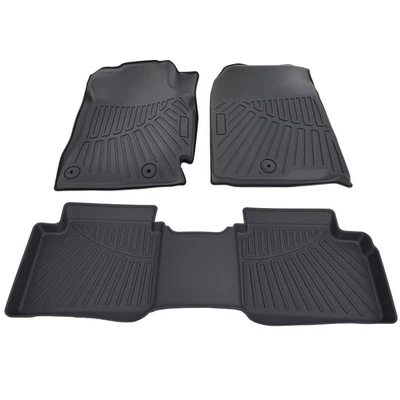 Anti-Slip Floor Mats for Kia Forte 2019-2024 TPE Rubber Car Carpet Full Set - Image 1 of 4