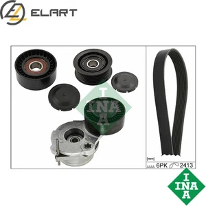 VRIBBED BELT SET 529 0484 10 FOR AUDI A6/C7/Allroad A7/Sportback Q5 A4/B8 A5 - Picture 1 of 8