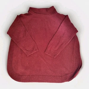 SIREN Size 2XL Womens Wool-Blend Turtleneck Jumper Sweater Relaxed Oversized Fit - Picture 1 of 9