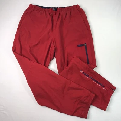 De Colección Ralph Lauren Polo Deportivo Cortavientos Pantalones de Pista Malla Forrados Cremallera Tobillo Esquí 2XL Foto 1 de 4