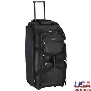 30 Inch Rolling Multi-pocket Upright Duffel Bag W/ Telescopic Handle & Wheels US - Picture 1 of 10