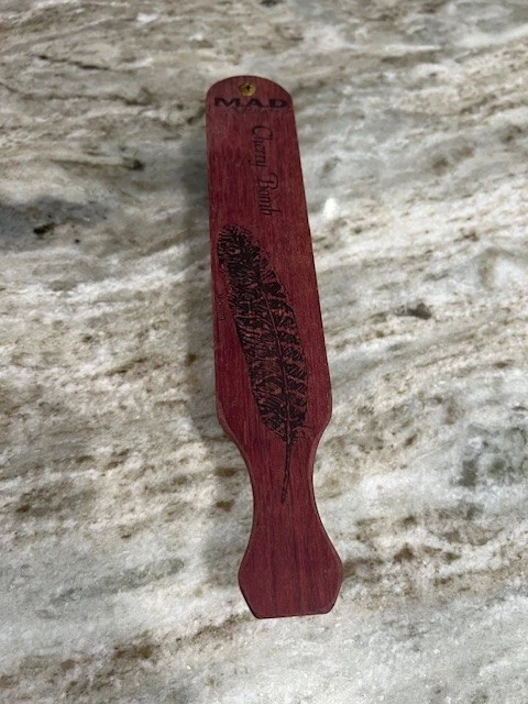 Vintage MAD Cherry Box Call Turkey Caller Hunting - Image 1 of 4