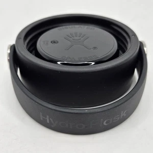 Original Hydro Flask WFX001 Edelstahl schwarz breite Öffnung Flex Kappe NEU OEM  - Bild 1 von 6