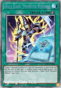 Yugioh! Mega Latas 2025 1x Tarjeta Mágica StR "Monster Reborn" - Imagen 1 de 1