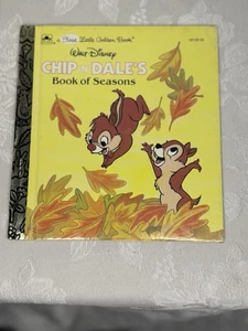 First Little Golden Book Walt Disney Chip  n  Dale Book of Seasons, 1989 Vintage - Picture 1 of 2