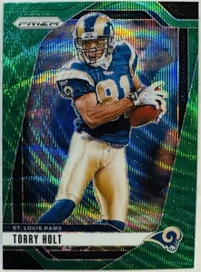 2024 Torry Holt Panini Prizm St. Louis Rams #300 Green Wave - Picture 1 of 2