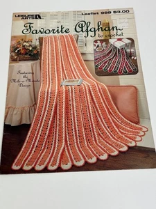 Leisure Arts Favorite Afghans Crochet Pattern Leaflet 999 - Picture 1 of 3