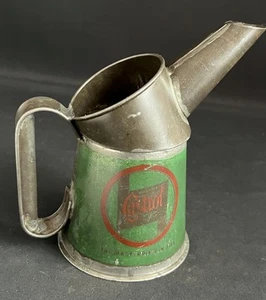 WAKEFIELD CASTROL VINTAGE MOTORÖL AUSGIESSER PINT KRUG BENZINKANISTER GARAGE DISPLAY - Bild 1 von 13