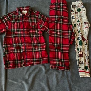 Petite Plume Red Classic Flannel Pajamas size 6 T Unisex - Picture 1 of 4