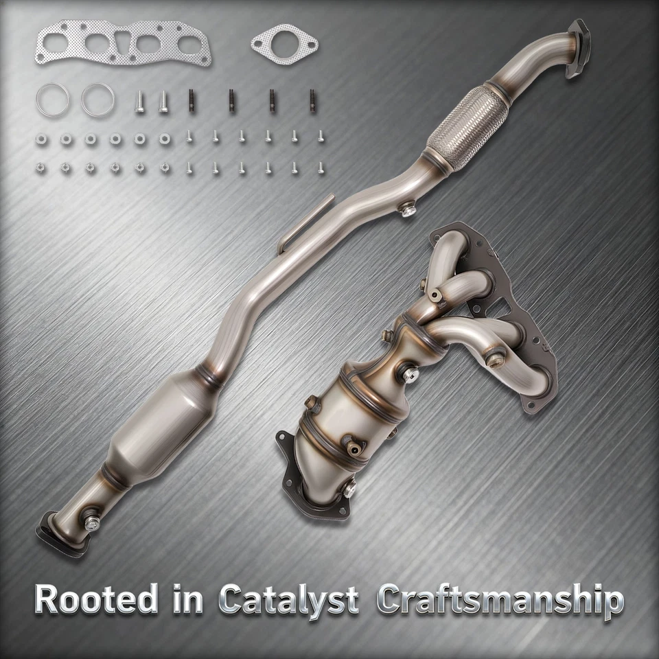 Convertidor catalítico delantero y trasero 2 piezas para Nissan Altima L4 2007-2013 2,5 L EPA Foto 1 de 4