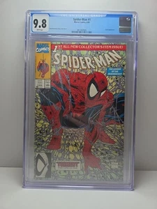 Spider-Man #1 Marvel Comics August 1990 - McFarlane White Pages - CGC 9.8 Mint - Picture 1 of 10