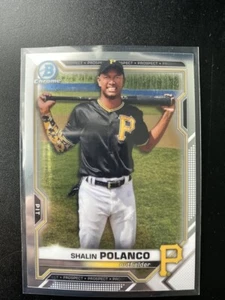 2021 Bowman Chrome Draft #BDC176 Shalin Polanco Pirates - Bild 1 von 2