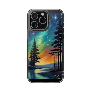 Starry Night Style Forest Art Iphone, Samsung case - Picture 1 of 103