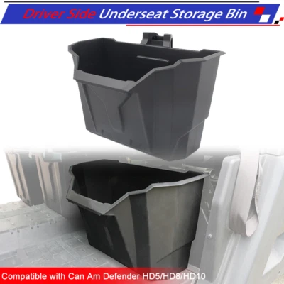 Driver Underseat Storage Bin Compatible with Can-Am Defender HD5/8/10 2016-2022 - Image 1 of 4