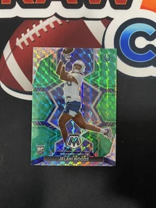 2022 Mosaic Jelani Woods RC #358 Green Prizm Indianapolis Colts Rookie 📈 🏈 - Picture 1 of 2