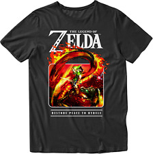 Camiseta masculina Preta algodao Legends Never Die Link Zelda Arte no  Shoptime