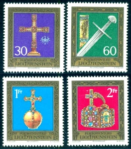 1975 Hofburg Treasury,Imperial Jewel,Cross,Crown,Orb,sword,Liechtenstein,625,MNH - Picture 1 of 1