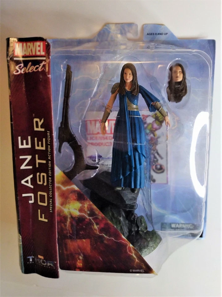 Figure Diorama Jane Foster 7 7/8in Thor 2 Dark World Diamond Marvel Select