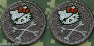 JSOC SEAL SPECIAL WARFARE DEVGRU NSWDG RED SQN velkrö 💀 2" TAB: HELLO KITTY X 2 - Bild 1 von 12