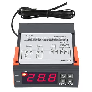 Digital Temperature Controller Temp Sensor Electric Thermostat Control 110‑220V - Picture 1 of 8