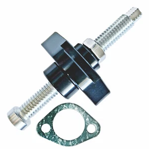 BLACK MANUAL CAM CHAIN TENSIONER 1995-06 HONDA CBR600 CBR 600 F3 F4 F4i SE T9 - Picture 1 of 12