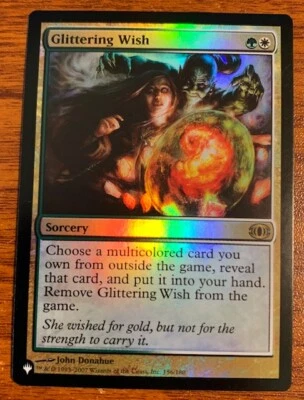 2007 MTG Wizard of the Coast Future Sight Foil Glittering Wish #156/180 Used - Image 1 of 2